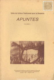 Taller de cultura tradicional para la docencia. Apuntes