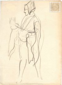 Boceto para una escena estudiantil