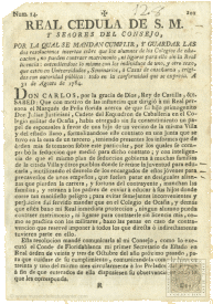 Real Cedula de S. M. y seńores de consejo