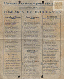 Comparsa de estudiantes de Bocairente