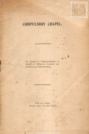 Compulsory chapel