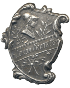 Insignia de "Corda Fratres", la Federación Internacional de los Estudiantes