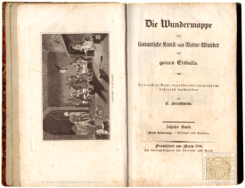 Die Wundermappe oder sðmmtliche Kunst- und Natur-Wunder des ganzen Erdballs