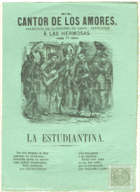 El cantor de los amores. Colección de canciones de amor dedicadas a las hermosas