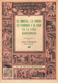 El hostal, la fonda, la taberna y el café en la vida barcelonesa