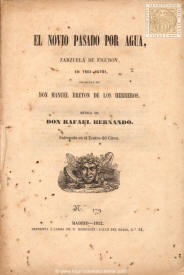 El novio pasado por agua