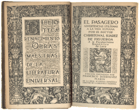 El pasagero. Advertencias utilísimas a la vida humana