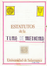 Estatutos y libro de actividades de la Tuna de Medicina de Salamanca