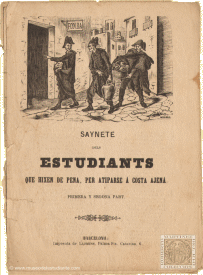 Estudiants que hixen de pena, pera atiparse a costa ajena