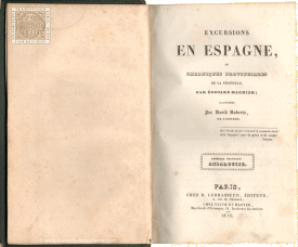 Excursions en Espagne, ou chroniques provinciales de la Péninsule