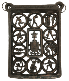 Placa de la Universiada de Verano celebrada en Moscú (Rusia)