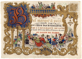 Invitación al baile de máscaras