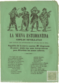 La nueva estudiantina. Coplas sevillanas que cantan los estudiantes en los dias de su Tuna