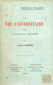 La vie universitaire dans l'ancienne Espagne