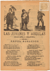 Las jóvenes y abuelas. Gran riña o pelotera