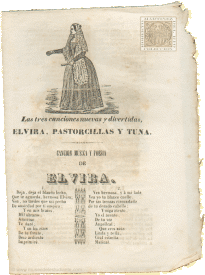 Las tres canciones nuevas y divertidas, Elvira, pastorcillas y Tuna