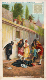 Costumbres de Andalucía. Los estudiantes