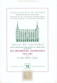 Los movimientos estudiantiles