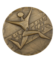 Medalla de la IV Universiada celebrada en Budapest (Hungría)