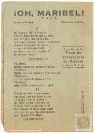 Oh Maribel. Yo vendo unos ojos negros. El Bodeguero. Mi platerito
