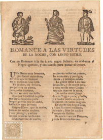 Romance a las virtudes de la noche, con lindo estilo