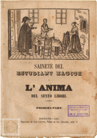 Sainete del estudiant magich - l'anima del seny Libori