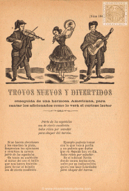 Trovos nuevos y divertidos enseguida de una hermosa Americana, para cantar los aficionados como lo verá el curiosos lector