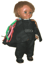 Muñeca de trapo y goma