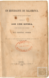 Un estudiante de Salamanca