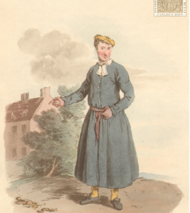 Blue-coat boy (Chico de manto azul). Estudiante pobre de matemáticas en el Christ-Church Hospital