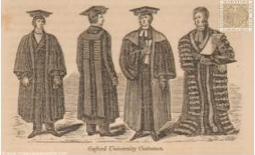 Trajes de la Universidad de Oxford  (European Historical Collections)
