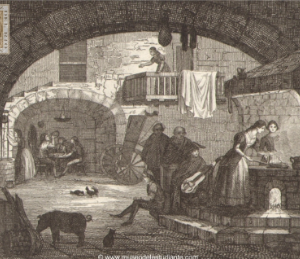 Interior de una posada española