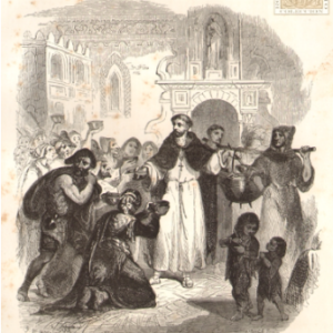 La melopia. Reparto de sopa a los pobres