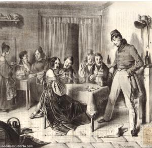 Una 'soirée" de estudiantes