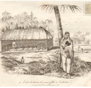 Escuela cristiana de jóvenes muchachas en Calcuta