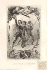 El canto de los estudiantes