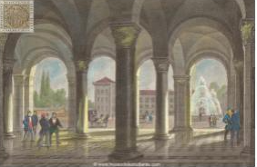 El vestíbulo de la Universidad de Munich