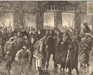 La salida de un baile de máscaras