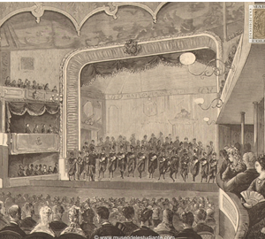 La Estudiantina Española. Concierto en el Teatro del Príncipe Alfonso