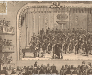 Madrid. Concierto dado por la Estudiantina en el Circo de Rivas