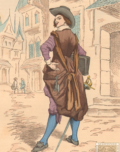 Estudiante parisino en el siglo XVII