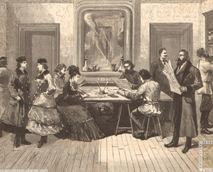 París. Gabinete de lectura de los estudiantes y de las estudiantes rusos, calle Berthollet