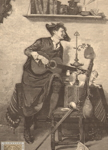 Estudiante de la guitarra
