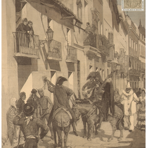 El carnaval en Sevilla Una serenata en las calles