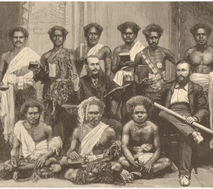 Estudiantes de Medicina nativos del Hospital de Suva, Fiyi